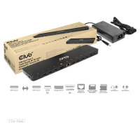 Club3D 4K ChargingDock USB-C ->6xUSB3/DP/2xHDMI/LAN 120W