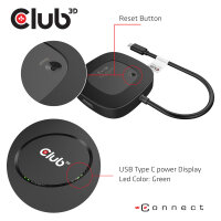 Club3D MST-Hub USB 3.2 Typ C > 3x DisplayPort 1.4 St/Bu retail