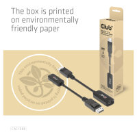 Club3D Adapter DisplayPort 1.4 > HDMI HDR 8K60Hz aktiv retail