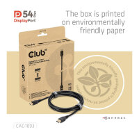 Club3D DP-Kabel 2.1 DP54 zertifiziert 3m 8K120Hz St/St retail