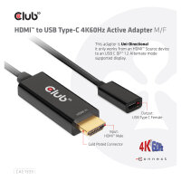 Club3D Adapter HDMI 2.0 > USB-C 4K60Hz aktiv St/Bu