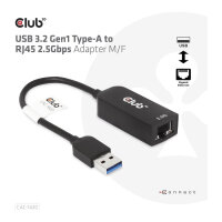 Club3D Adapter USB 3.2 Typ A > RJ45 2.5Gb