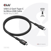 Club3D Kabel USB 3.2 Typ C <> Micro USB 1m St/St