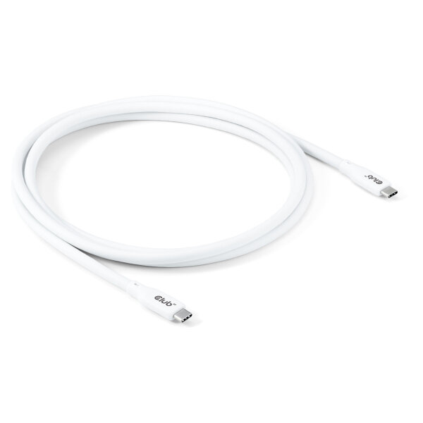 Club3D Lifestyle USB-C Kabel PD 240W.20Gbps 2m weiß St/St