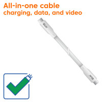 Club3D Lifestyle USB-C Kabel PD 240W.20Gbps 2m weiß St/St