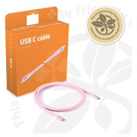 Club3D Lifestyle USB-C Kabel PD 240W.20Gbps 2m pink St/St