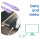 Club3D Lifestyle USB-C Kabel PD 240W.20Gbps 2m lila St/St