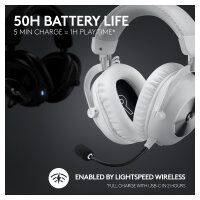 Logitech PRO X 2 Lightspeed Wireless Gaming Headset - WHITE - Emea28-935