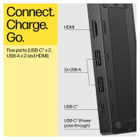 D HP USB-C Travel Hub G3