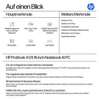 HP ProBook 4 G1i 16 CU7 255U/24GB/512SSD/W11Pro SmartBuy 1J Gar (DE)