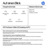 HP PRODESK 4 MINI G1I U5-235T