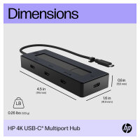 D HP 4K USB-C Multiport Hub (P)