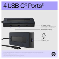 D HP 4K USB-C Multiport Hub (P)
