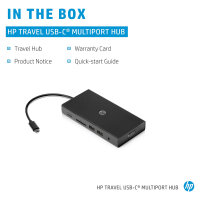 D HP Travel USB C Multi Port Hub (P)