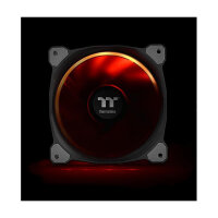 140mm Thermaltake Riing Plus 14 LED RGB Radiator Fan TT Premium Black 3 Pack