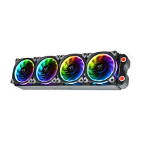 140mm Thermaltake Riing Plus 14 LED RGB Radiator Fan TT Premium Black 3 Pack