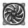 140mm Thermaltake Riing Plus 14 LED RGB Radiator Fan TT Premium Black 3 Pack