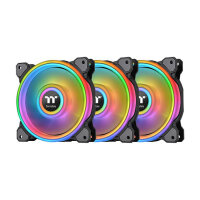 120mm Thermaltake Riing Quad 12 RGB Radiator Fan TT...