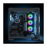 140mm Thermaltake Pure Duo 14 ARGB Sync Radiator Fan Black 2 Pack