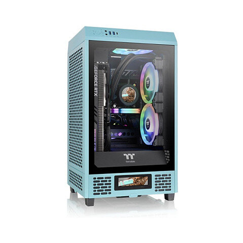 Mini Thermaltake The Tower 200 TG Turquoise