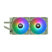 K Wasserkühlung Thermaltake TH280 V2 ARGB Sync All-In-One Liquid Cooler Matcha Green
