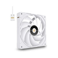 140mm Thermaltake TOUGHFAN EX14 Pro PC Cooling Fan White - Swappable Edition 3 Pack