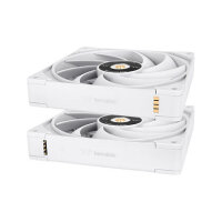 140mm Thermaltake TOUGHFAN EX14 Pro PC Cooling Fan White - Swappable Edition 3 Pack