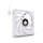 140mm Thermaltake TOUGHFAN EX14 Pro PC Cooling Fan White - Swappable Edition 3 Pack