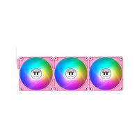 120mm Thermaltake CT120 EX Reverse ARGB Sync PC Cooling Fan Pink 3 Pack