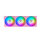 140mm Thermaltake CT140 EX Reverse ARGB Sync PC Cooling Fan Pink 3 Pack