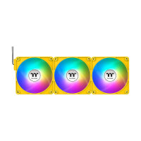 120mm Thermaltake CT120 EX ARGB Sync PC Cooling Fan Bumblebee 3 Pack