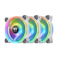 120mm Thermaltake Riing Trio 12 RGB Radiator Fan White TT...