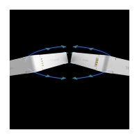 120mm Thermaltake TOUGHFAN EX12 Pro PC Cooling Fan White - Swappable Edition 3 Pack