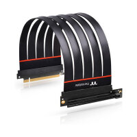 Thermaltake PCI Express Extender 90 Black PCI-E 4.0 16X 30cm
