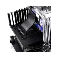 Thermaltake PCI-E 4.0 Dual 90 Degree Riser Cable 130mm 90 Adapter Black
