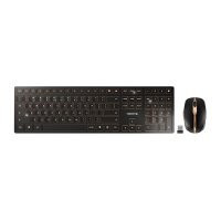 Cherry DW 9000 Slim - Tastatur-und-Maus-Set - kabellos -...