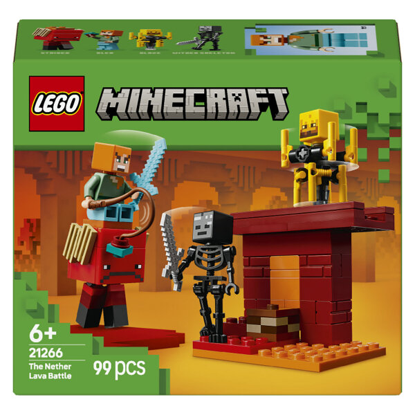 LEGO 21266 Minecraft Das Lava-Duell im Nether
