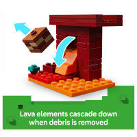 LEGO 21266 Minecraft Das Lava-Duell im Nether