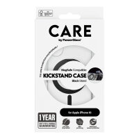 CARE Case Feature Black Kickstand MagSAFE iPhone 16