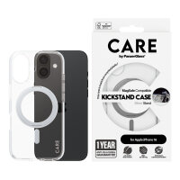 CARE Case Feature Silver Kickstand MagSAFE iPhone 16