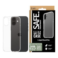 SAFE TPU Case Clear iPhone 16 Plus