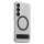 CARE Feature Case Clear Kickstand & QI Compatible Galaxy S25