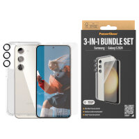 PanzerGlass 3-in-1 Pack Samsung Galaxy S24 -Ultra-Wide Fit