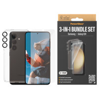 PanzerGlass 3-in-1 Pack Samsung Galaxy S24 -Ultra-Wide Fit