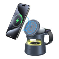 4smarts Qi2 Ladestation Aura Sound spacegrau