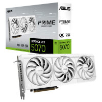RTX 5070 12GB ASUS Prime OC GDDR7 3 Fan white