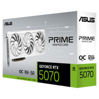RTX 5070 12GB ASUS Prime OC GDDR7 3 Fan white