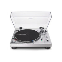 Audio-Technica AT-LP120X Direktangetriebener Plattenspieler. silber