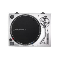 Audio-Technica AT-LP120X Direktangetriebener Plattenspieler. silber