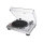 Audio-Technica AT-LP120X Direktangetriebener Plattenspieler. silber